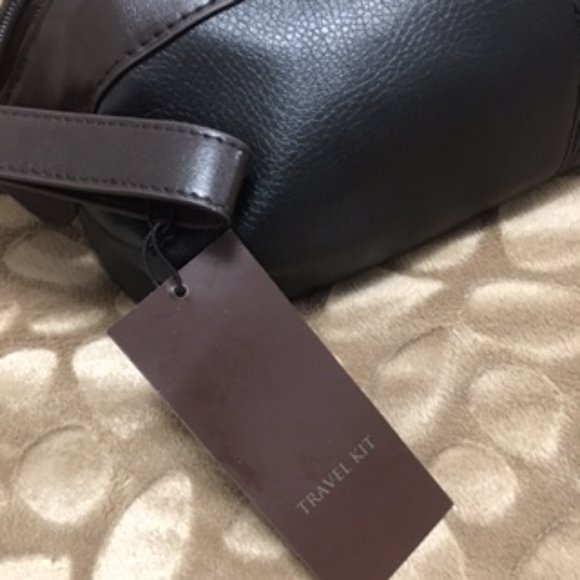Black Brown 1826 (Lord & Taylor) Men's Travel Kit NEW WITH TAG - Picture 6 of 10
